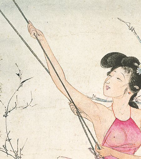 泾县-胡也佛的仕女画和最知名的金瓶梅秘戏图